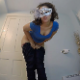 A pretty, masked, American girl takes a huge, firm, shiny shit while kneeling doggy-style on her bathroom floor. Presented in 720P HD. 148MB, MP4 file. Over 10 minutes.